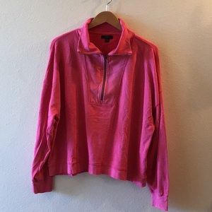 J. Crew Pull Over Long Sleeve 1/2 zip size XL